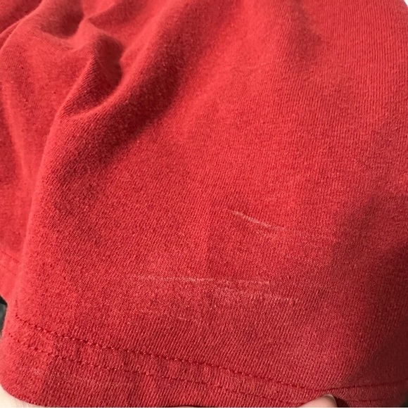 Patagonia Red Responsibili-Tee Short Sleeve Regular Fit Tee Shirt Size Large - Picture 8 of 8